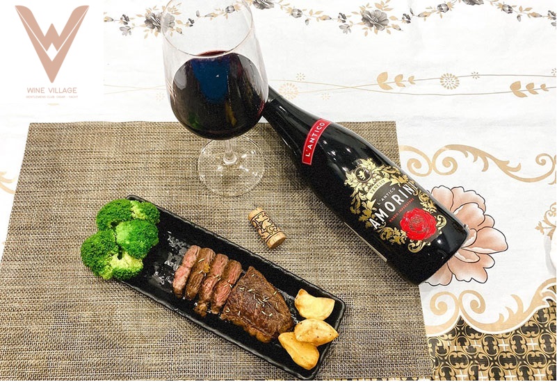 Rượu vang L’antico Amorini Veneto ăn cùng món gì